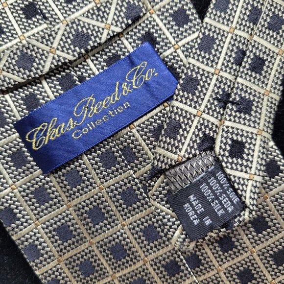 Chas Reed & Company Mens 100% Silk Tie - Picture 2 of 2